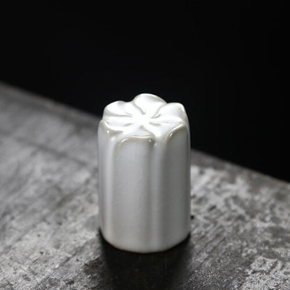 Porcelain Holder For Lid Of Tea Pot Gaiwan Creative Ruyao Crackle Glaze Rack