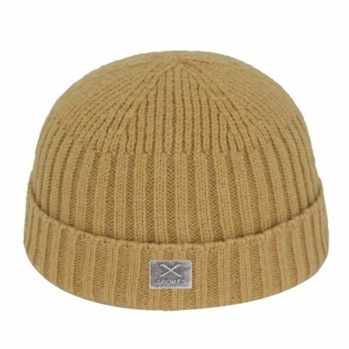 Beanie Hat Short Skullcap Men's Winter Women's Caps Knitted Unisex Casual Solid