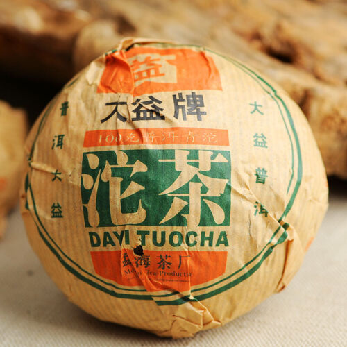 Green Tuo 2005 Yunnan MengHai Tea Dayi Tuocha Bowl Tuo Puer Pu Er Tea 100g Raw