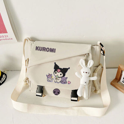 My Melody Messenger Bag Kuromi My Melody Shoulder Bag Backpack Unisex Bag