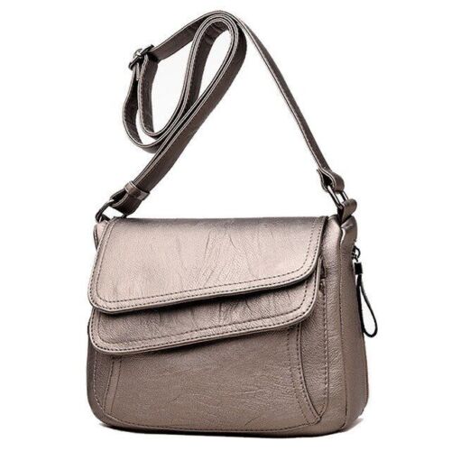 Genuine Leather Luxury Handbag Bag Summer White Purse Shoulder Messenger Bag 1PC