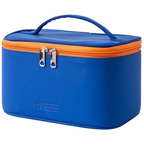 Personalized Makeup Bags Traveling Cosmetic Pouch Synthetic Leather Waterproof