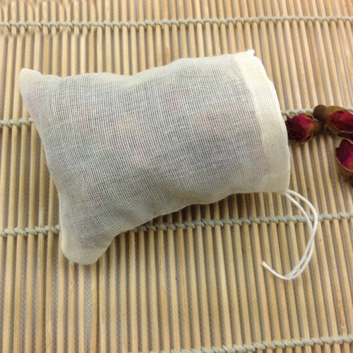 20/50/100 Pack 4x6inch Natural Cotton Muslin Drawstring Bags Spice Herb Tea Soap