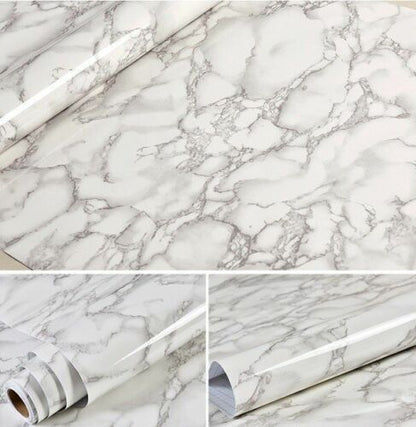 Wallpaper Sticker Marble Vinyl Film Self Adhesive Bathroom Kitchen Contact Paper