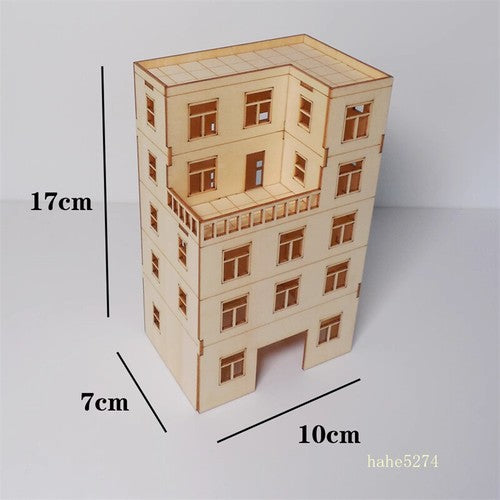 Urban Scene Building Model Handmade DIY Material Set Architecture School Model