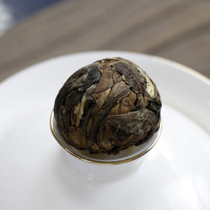 Dragon Pearl Tea Raw Pu-erh Tea White Moonlight White DianhuoTea From 10 pcs.