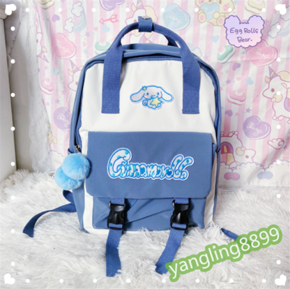My Melody Backpack Cinnamoroll Schoolbag Kuromi Student Shoulder Travel Bag Gift