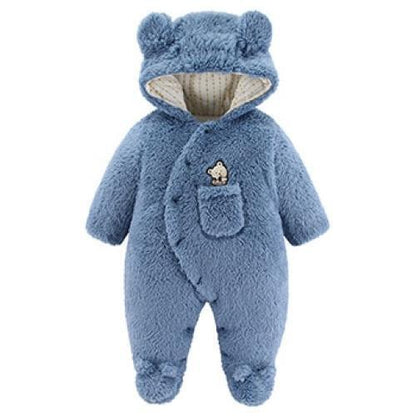 Ropa Para Bebe Recien Nacido Niño Niña Conjuntos De Lana Gruesa Monos Para Frio