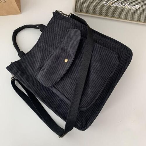 Shoulder Bag Women Vintage Shopping Bags Zipper Student Bookbag Handbags Casual