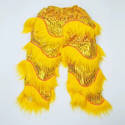 Chinese Kung Fu Folk Art South Lion Children's Dance Pants