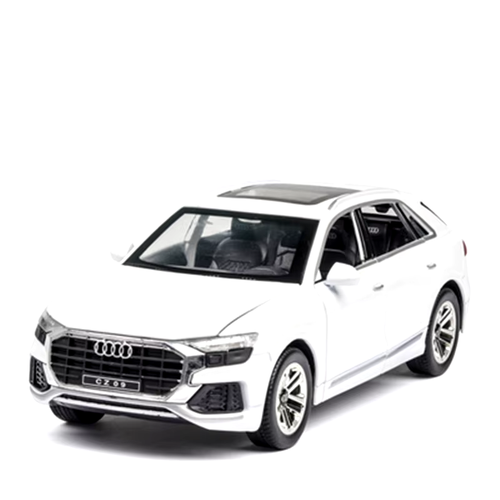 1:24 AUDI Q8 SUV Alloy Car Model Diecast Metal Vehicles Car Model High Simulatio