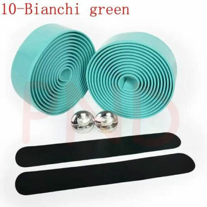 Bike Handlebar Tape Road Bicycle Camouflage Cycling Handle Cork Wrap Bar Plugs