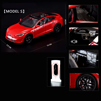 1:24 Model 3 Model Y X Alloy Car Model Diecast Metal Toy Vehicles Car Model Simu