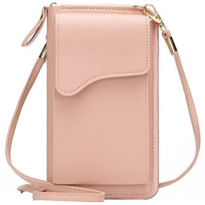 Small Crossbody Shoulder Bag Synthetic Leather Phone Holder Purse Messenger Bags