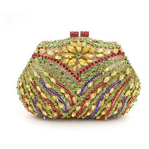 Rhinestone Clutch Bags Handmade Wedding Crystal Clutch Purse Evening Bags Women