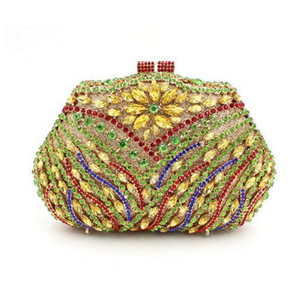 Rhinestone Clutch Bags Handmade Wedding Crystal Clutch Purse Evening Bags Women