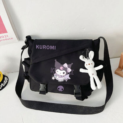 My Melody Messenger Bag Kuromi My Melody Shoulder Bag Backpack Unisex Bag