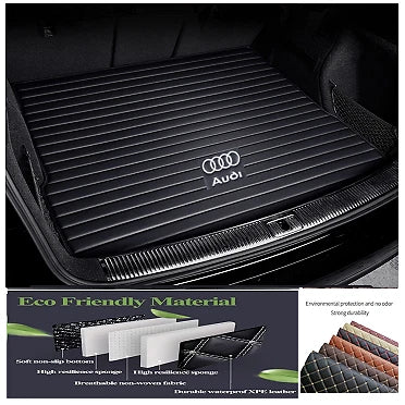 For Audi All Models Car Floor Mats Luxury Custom Waterproof Carpets Cargo Liners