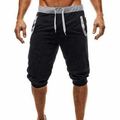 Mens Shorts Baggy Jogger Short Slacks Soft Cotton Trousers Shorts Men's Pants