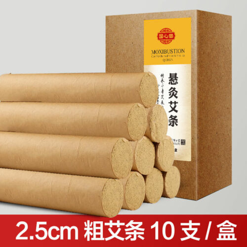 Moxibustion Thunder Fire Sticks Roll Mugwort Wormwood Handwork Crude Moxa艾灸条
