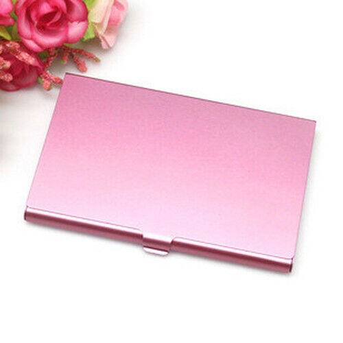 Unisex Business Card Bag Cardholder Metal Card Box Cover Credit ID Men Card Case