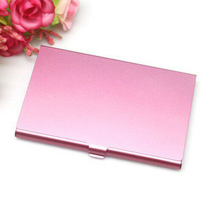 Unisex Business Card Bag Cardholder Metal Card Box Cover Credit ID Men Card Case