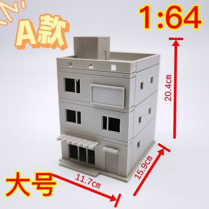 1/64 Japanese Architectural Model Nagoya Hut Scene Model for Scene Model
