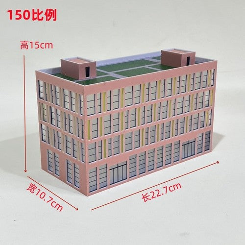 1/150 N Scale Model City Street View Scene Display Architectural Model