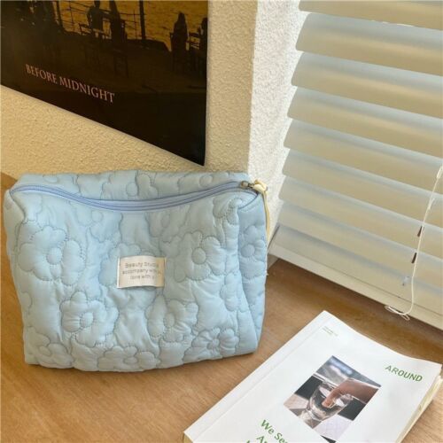 Flower Cloth Makeup Bag Cosmetic Organizer Storage Handbag Box Shape Toiletry