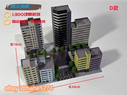 1/300 Morden Building Model Street Road Model Scene Photography Scene Set