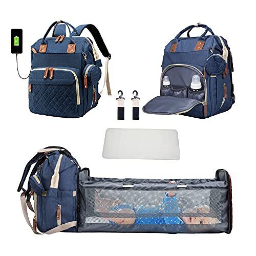 Diaper Bag Backpack Baby Bed Travel Bag Charge Diaper Bag Backpack Bed 3 types