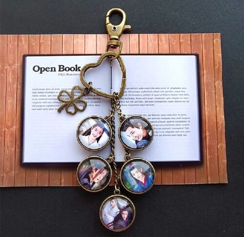 The Untamed Wei Wuxian Xiao Zhan Keychain Pendant Double-Sided Gift