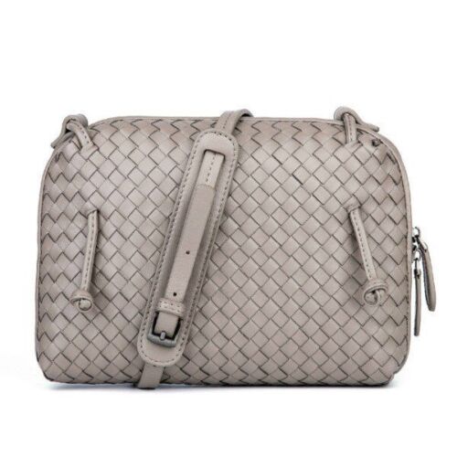 Luxury Shoulder Bag Sheepskin Handmade Woven Crossbody Bags Messenger Purse Bags