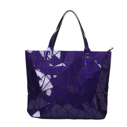 Women Bags Beach Large Tote Hologram Shoulder Bag Geometric Pouch 40*7.5*31.5 CM