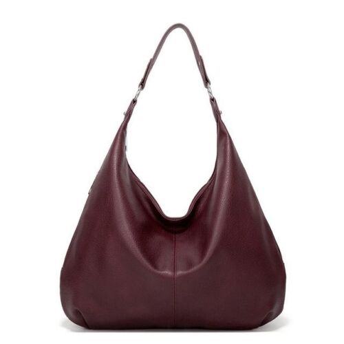 Synthetic Leather Shoulder Bag Vintage Tote Purse Casual Handbags 48*34 Cm Pouch