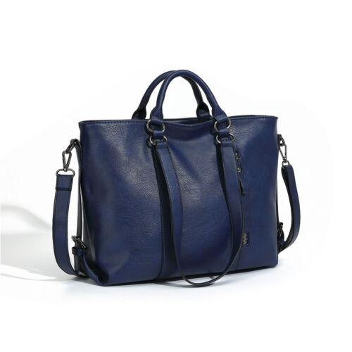 Women Soft Oiled Leather Handbag Messenger Shoulder Tote Bag Crossbody Satchel