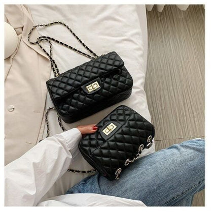Shoulder Bag Leather Pattern Straddle Small Bag Purse Handbag 26*16*8 CM