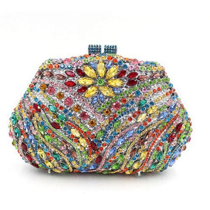 Rhinestone Clutch Bags Handmade Wedding Crystal Clutch Purse Evening Bags Women