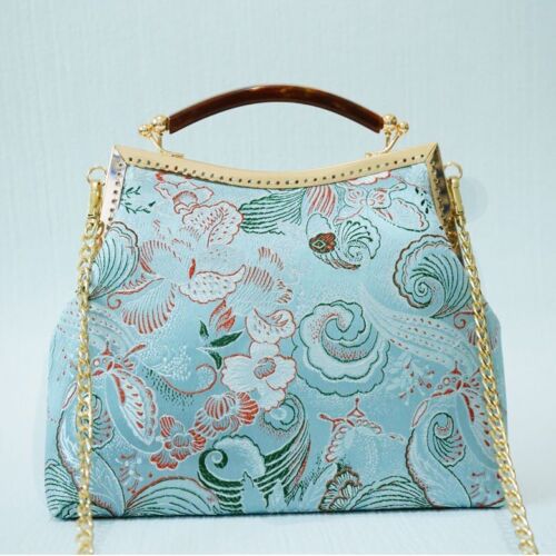 Chain Women Shoulder Crossbody Bag Tote Handbags Purse Vintage Shell Lock Bags