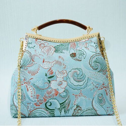 Chain Women Shoulder Crossbody Bag Tote Handbags Purse Vintage Shell Lock Bags