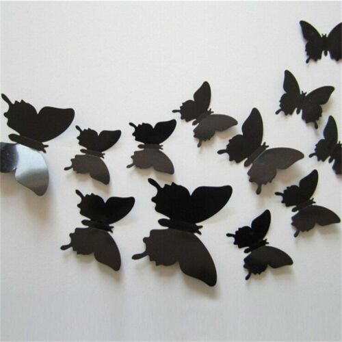 Butterfly Wall Furniture Stickers Home Poster Kitchen Room Adhesive Decoration