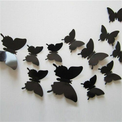 Butterfly Wall Furniture Stickers Home Poster Kitchen Room Adhesive Decoration