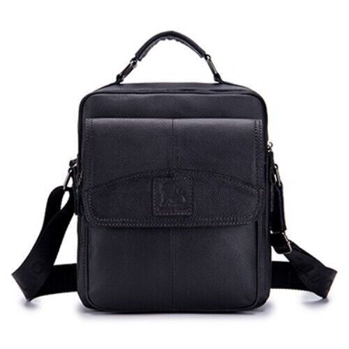 Men Shoulder Bag Crossbody Bag Men Cowhide Messenger Bag Male Business Handbag