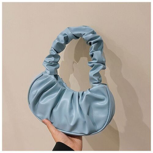 Summer Pleated Purse Cloud Bags Leisure Bag Shopping Shoulder Dumpling Handbag