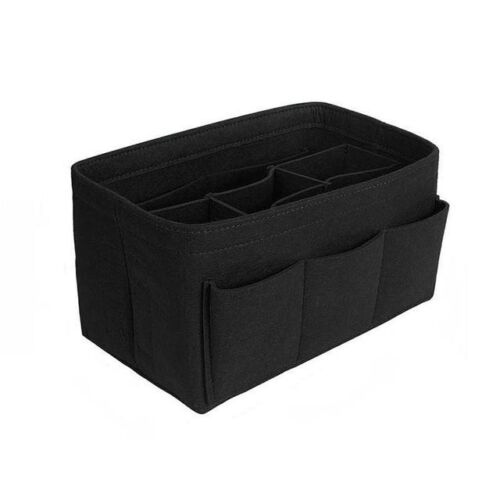 Cosmetic Purse Felt Cloth Insert Bag Handbag Organizer 17*34*18CM Traveling 1 PC