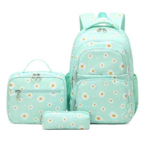 School Backpack 3 Pcs/Set Waterproof Schoolbag Satchel Pencil Bags Bookbag 1 PC