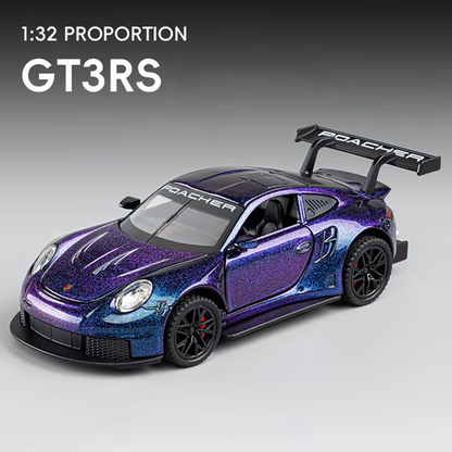 1:32 911 GT3 RS Alloy Sports Car Model Diecast Metal Racing Car Vehicles Model S
