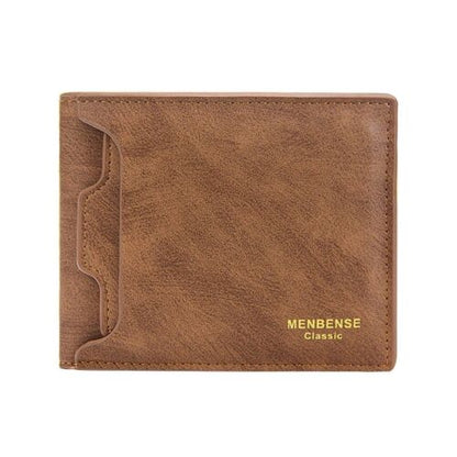 Men Money Bag Fashion Soft Leather Mini Card Holder Hasp Coin Pocket Slim Wallet