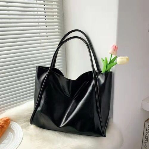 Soft Surface Large Bag Retro Purse Shoulder Bag Commuter Leisure Tote 35*14*30CM