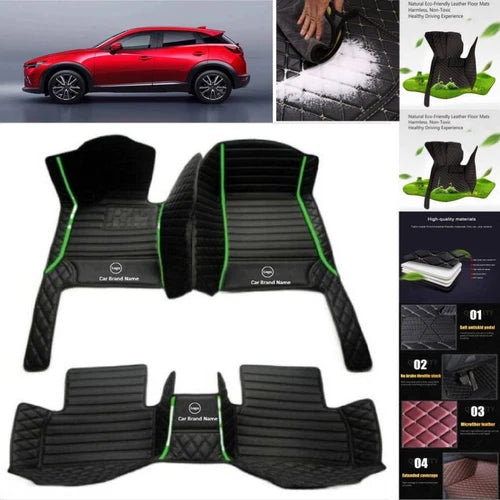 For Kia All Models Car Floor Mats Luxury Custom Cargo Carpets Waterproof Mats